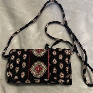 Vera Bradley wallet w/ shoulder Strap